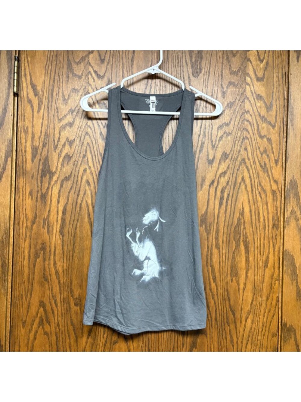 Disney Emperors New Groove Kuzco Racerback Tank Top Gray Size Medium